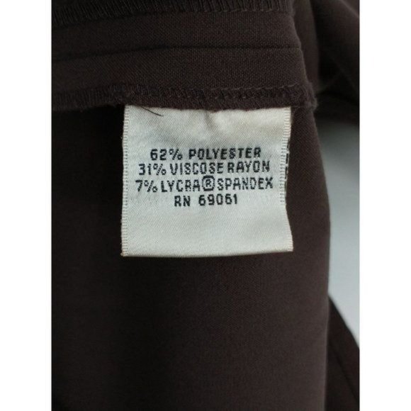 Vintage Talbots Size 10 Women Shirt Dress With Breast Pocket - Picture 9 of 9